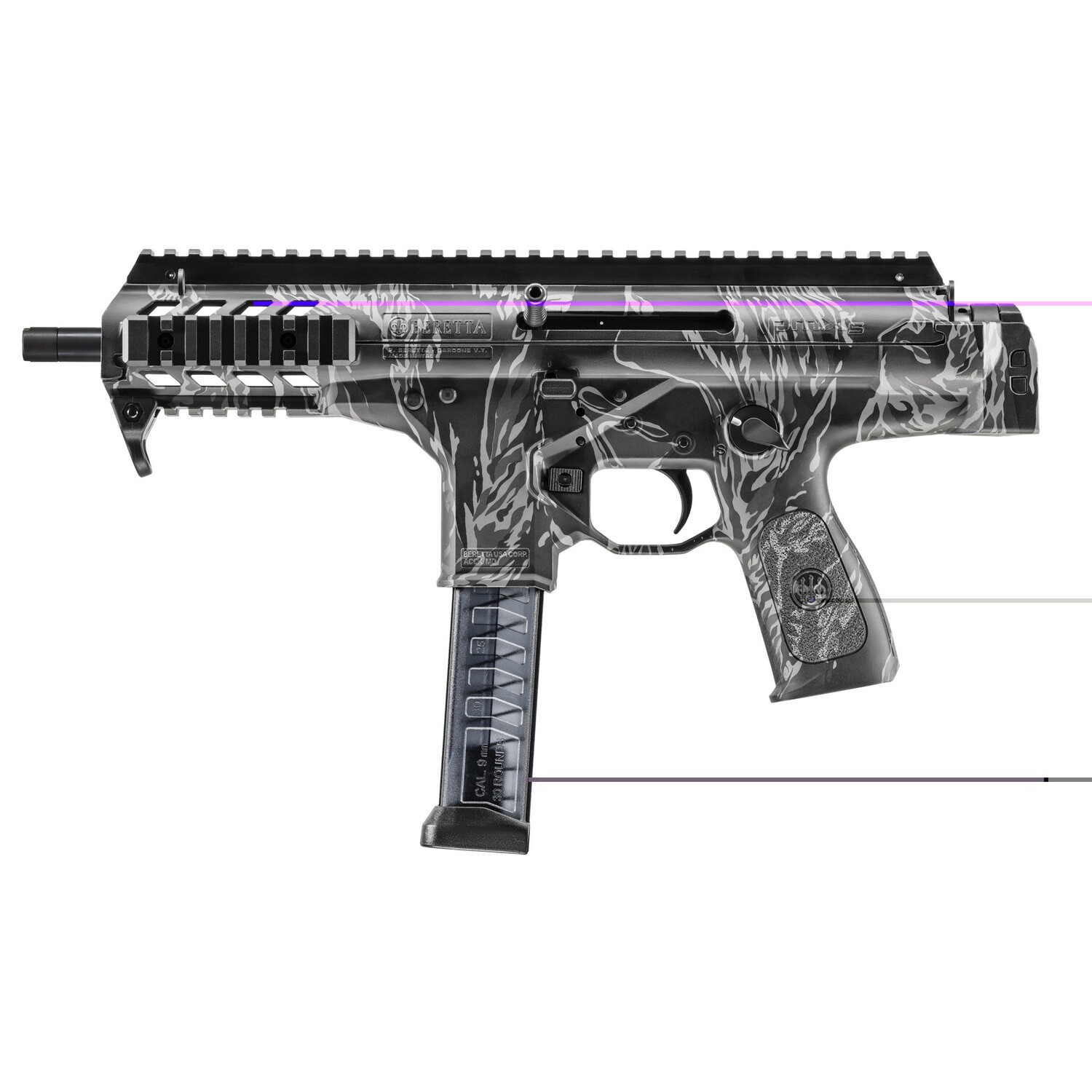 Beretta Pmx 9mm 6.9" 30rd Tiger Strp