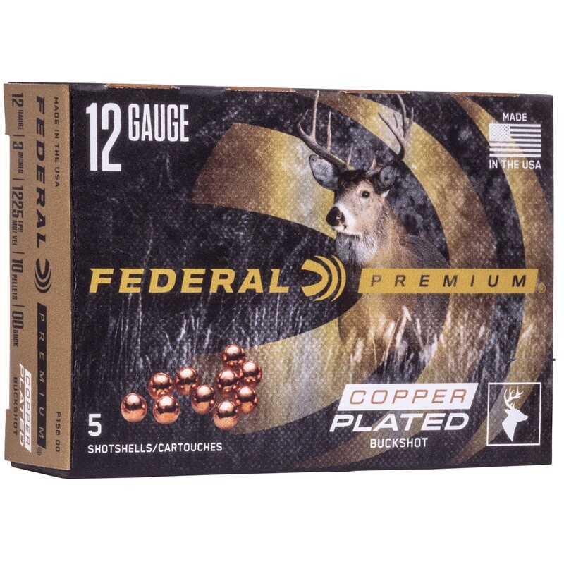 Fed Prm Vshok 12ga 3 Fed Prm Vshok 12ga 3" 00 Bck 5/250