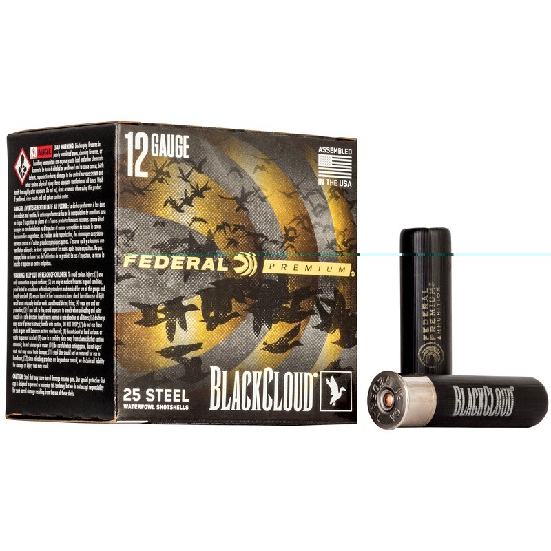 Fed Blk Cloud 12ga 3.5 Fed Blk Cloud 12ga 3.5" #2 25/250