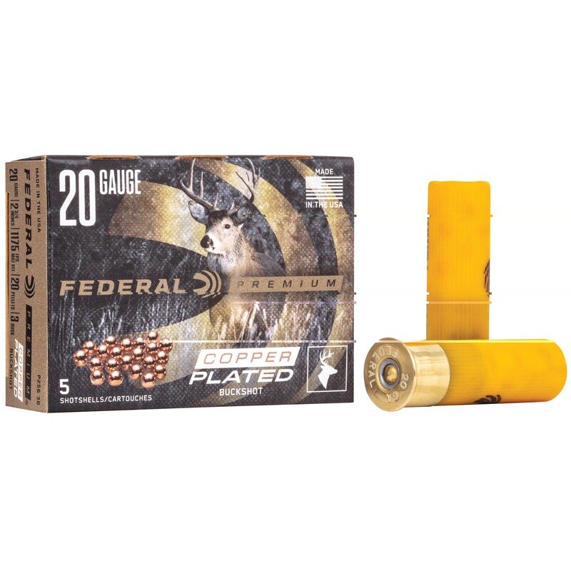 Fed Prm Vshok 20ga 2.75 #3 Bck 5/250 Fed Prm Vshok 20ga 2.75 #3 Bck 5/250