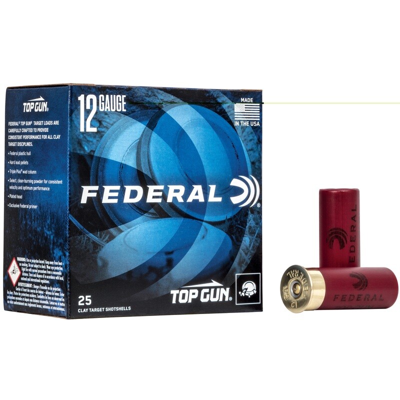 Fed Top Gun 12ga 2.75 Fed Top Gun 12ga 2.75" #7.5 25/250