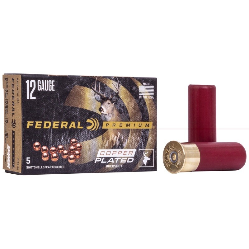 Fed Prm Vshok 12ga 2.75 00 Bck 5/250 Fed Prm Vshok 12ga 2.75 00 Bck 5/250