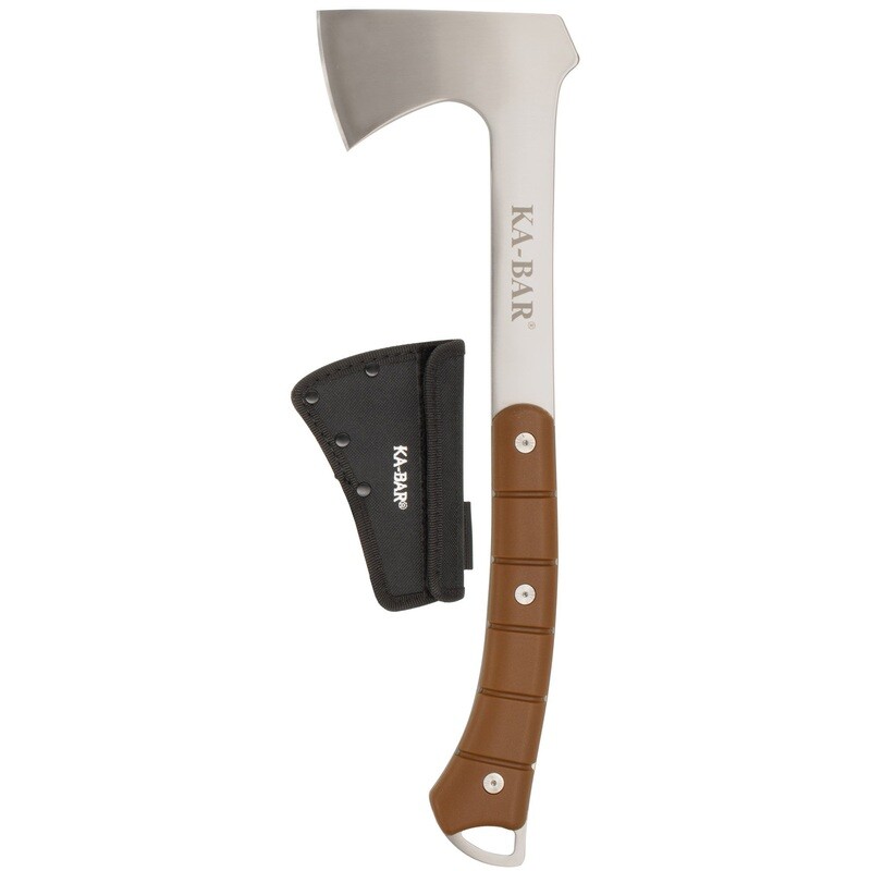 Kbar Hatchet Hawk W/ Poly Shth Brown Kbar Hatchet Hawk W/ Poly Shth Brown