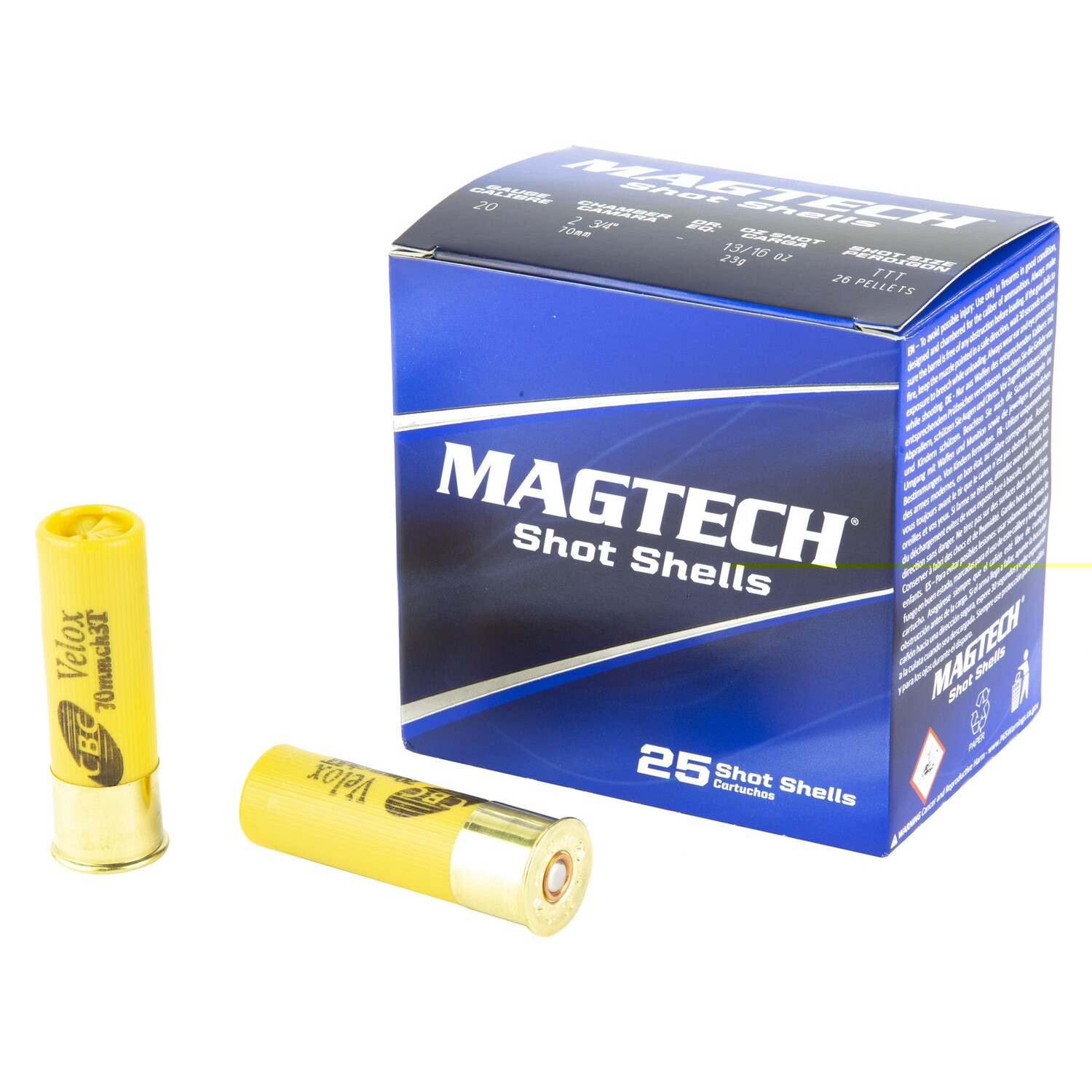 Magtech 20ga 2.75" Ttt 25/250