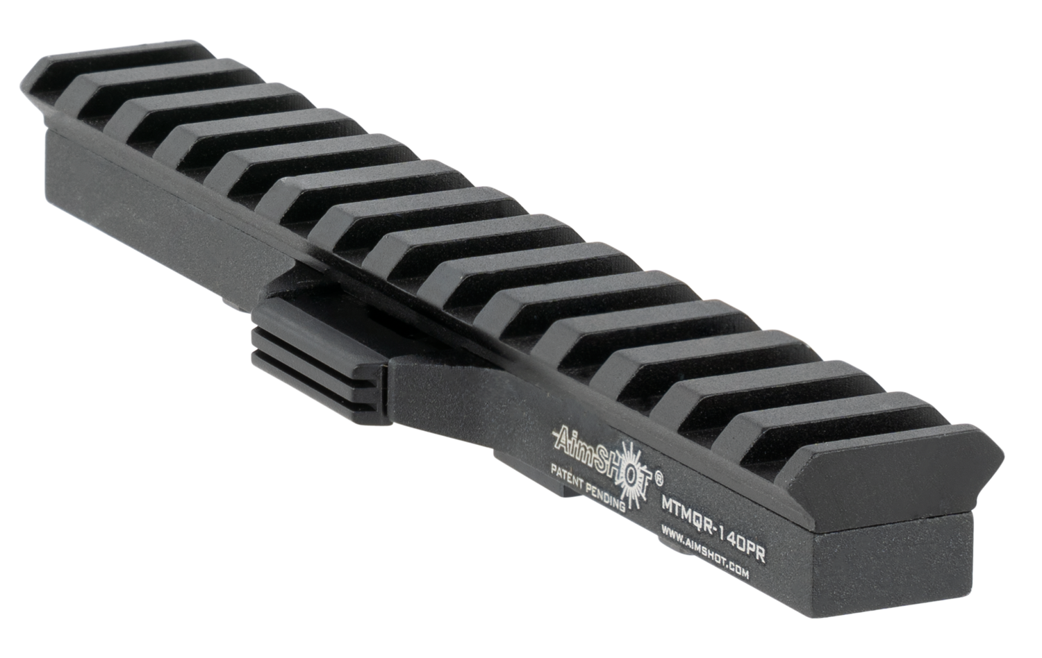 Aimshot Quick Release M-lok Adapter Picatinny Rail, Aims Mtmqr-140pr   Qr Mlok Adapter 140mm Pic Rail