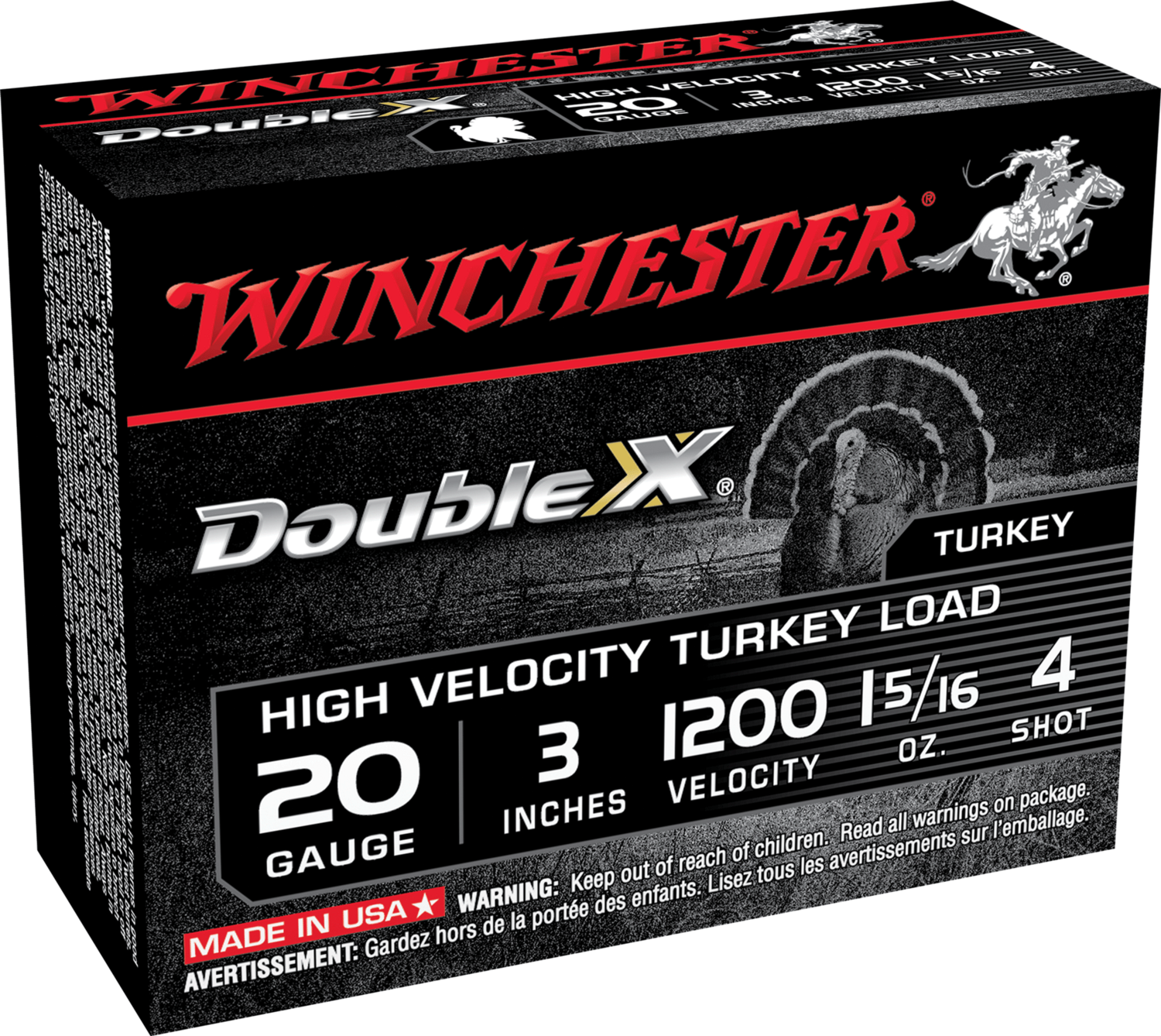 Winchester Ammo Double X, Win Sth2034  Suprm-hv Trk 20 3in 4sh 15/16   10/10