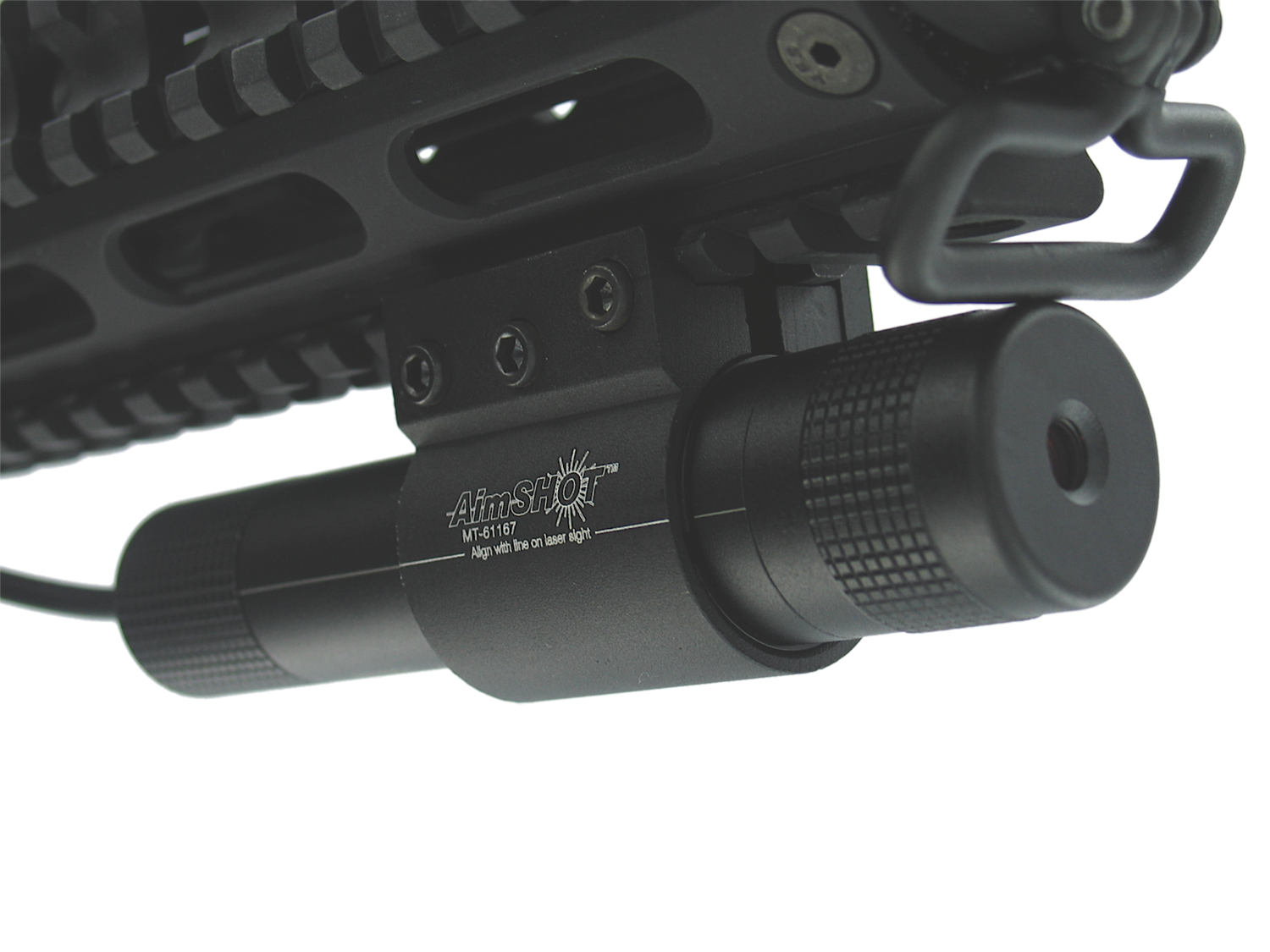 Aimshot Green Rifle Laser Kit, Aims Kt81067       Green Laser W/rail Mnt