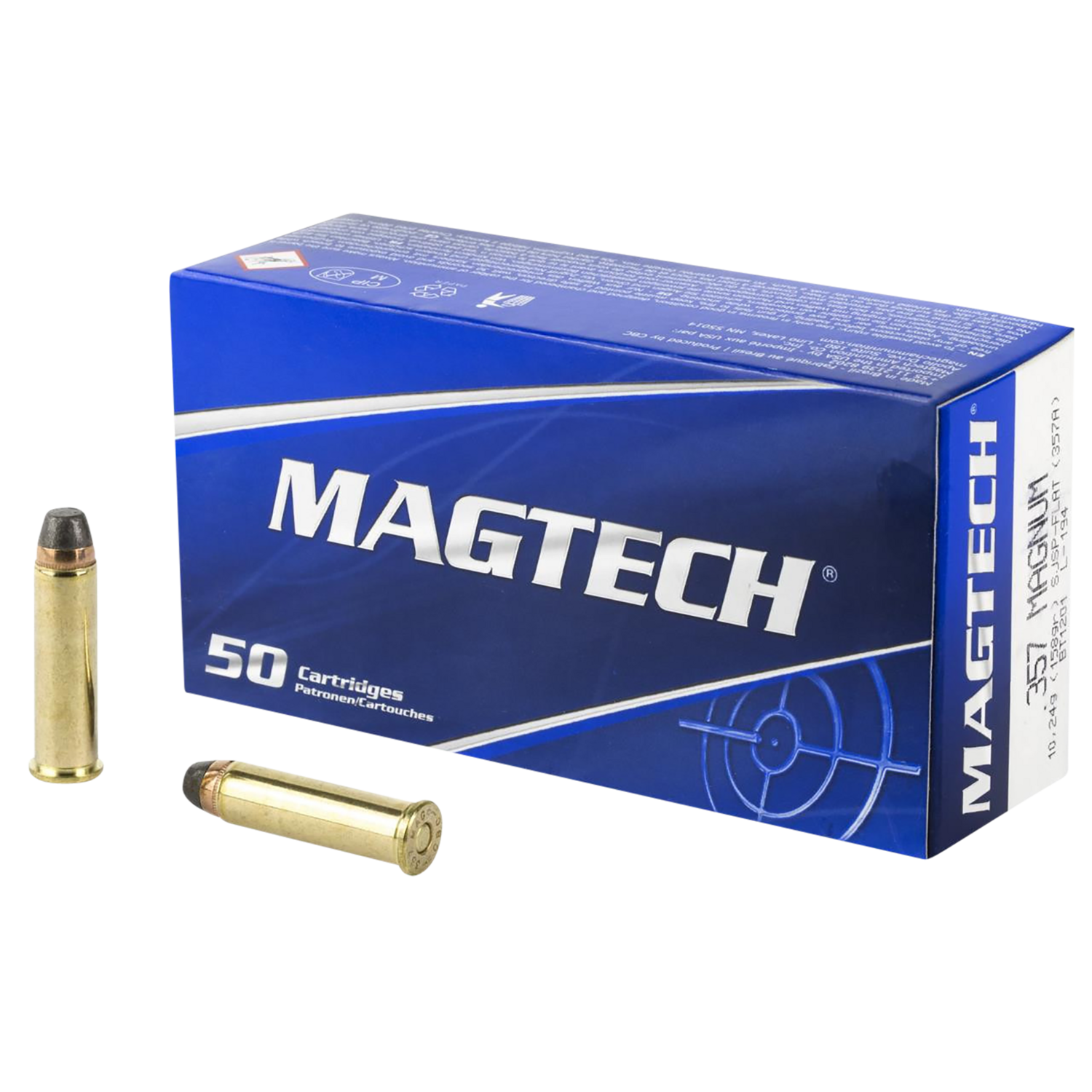 Magtech Range/training, Magtech 357a       357mg  158 Sjsp           50/20