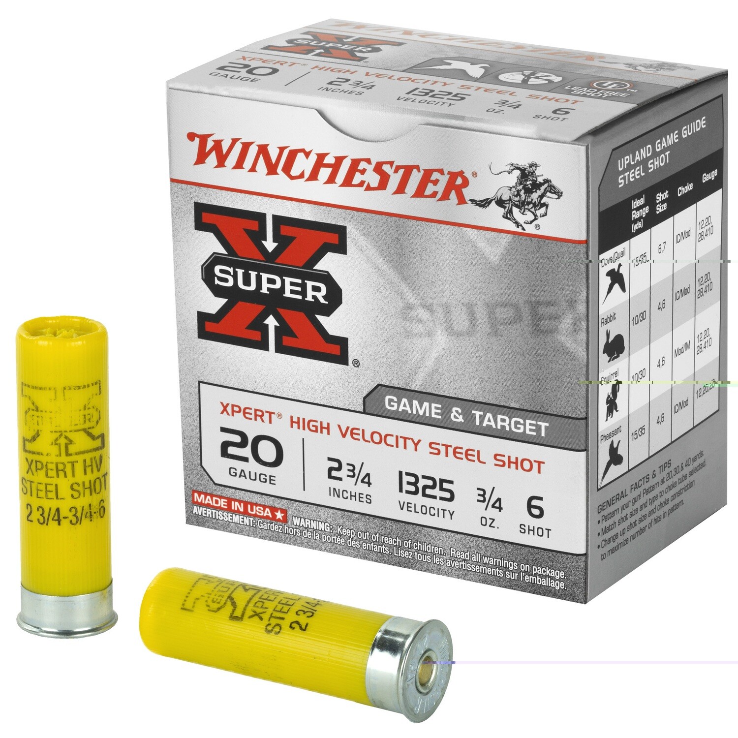 Win Xpert Trgt 20ga 2.75" #6 25/250