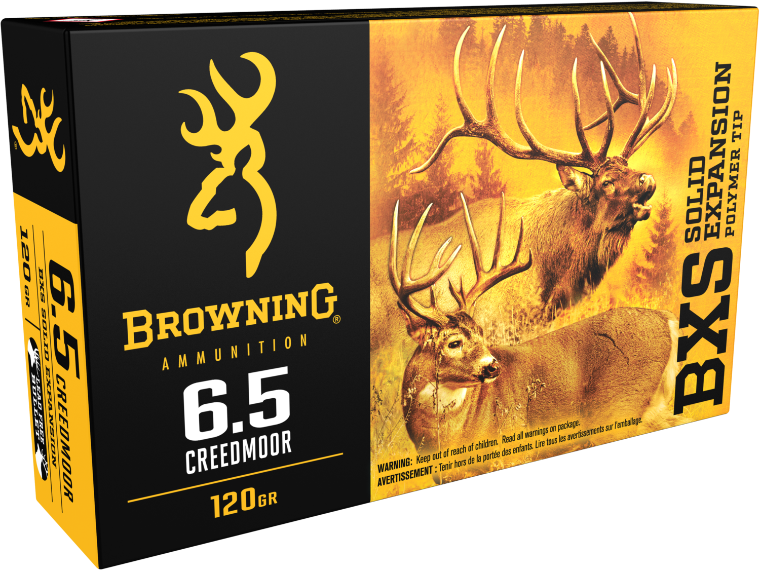 Browning Ammo Bxs, Brna B192400651    6.5crd 120 Lf   Bggm/deer 20/10