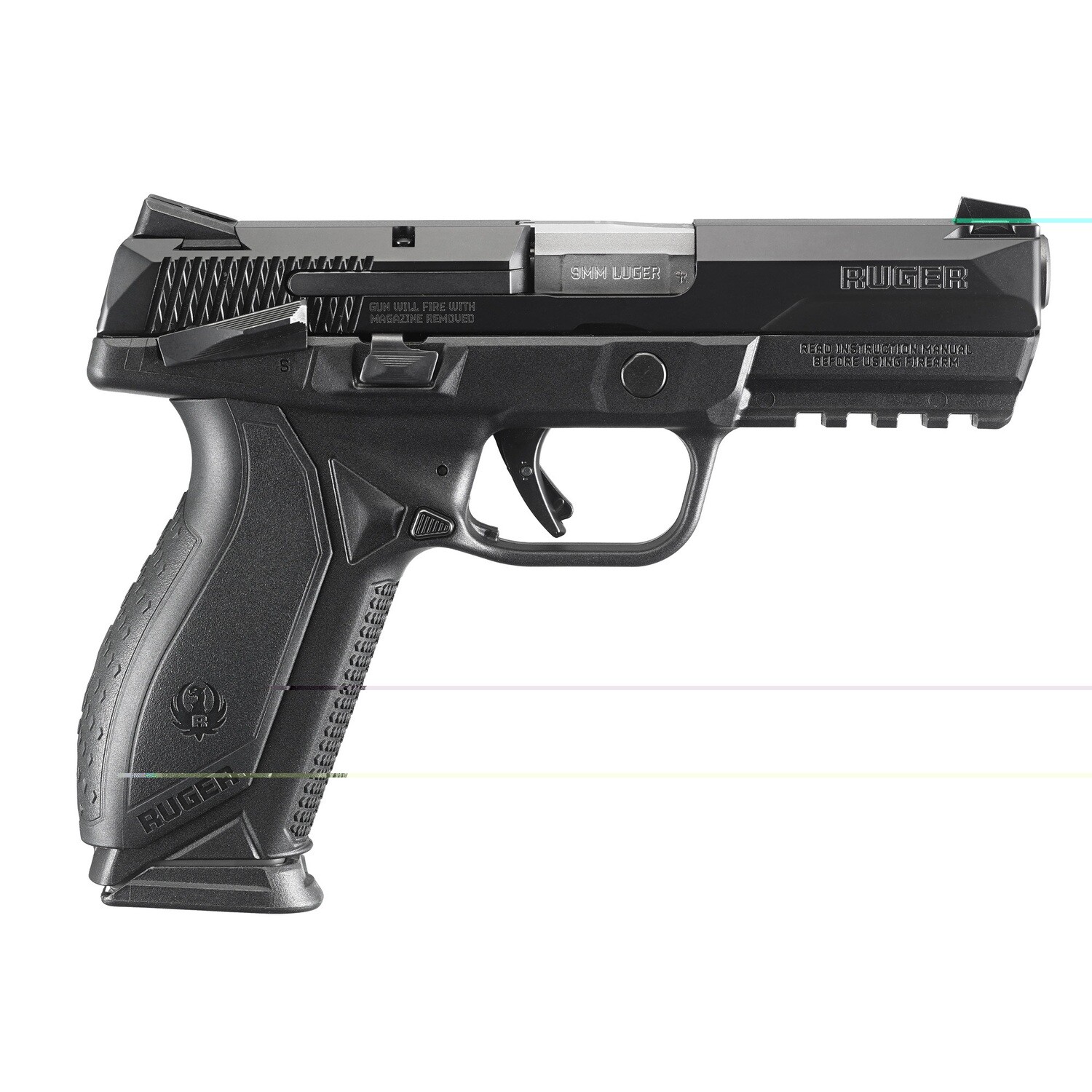 Ruger American 9mm 4.2" 10rd Blk Ts