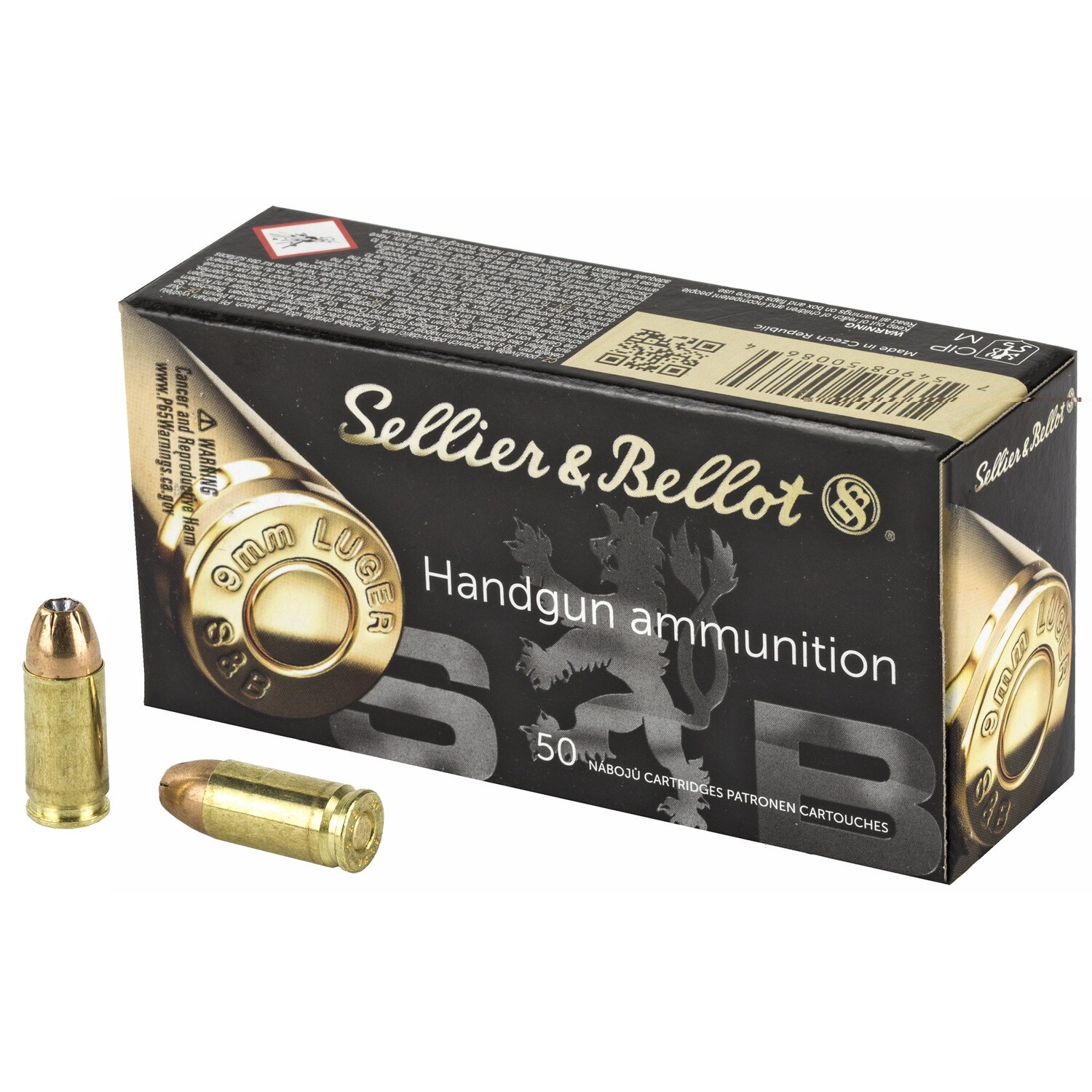 S&b 9mm 124gr Jhp 50/1000