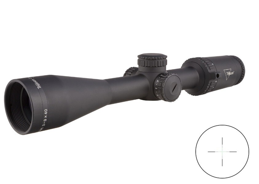 Trijicon Credo 3-9x40 Blk 1" Mil-sq Grn
