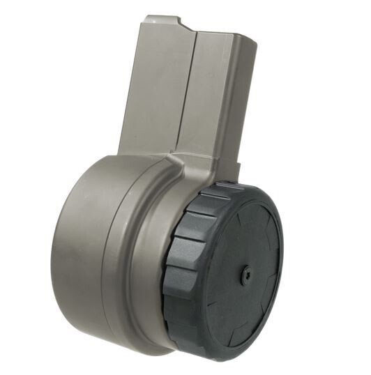 Warrior Systems W-15 50rd Drum Magazine Gray