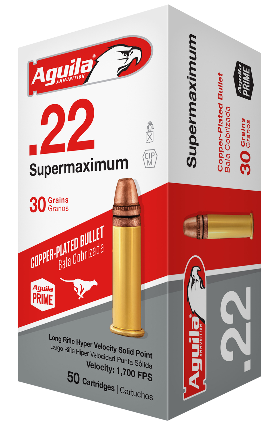 Aguila Supermaximum, Aguila 1b220298      22supmx Sp 30gr         50/20