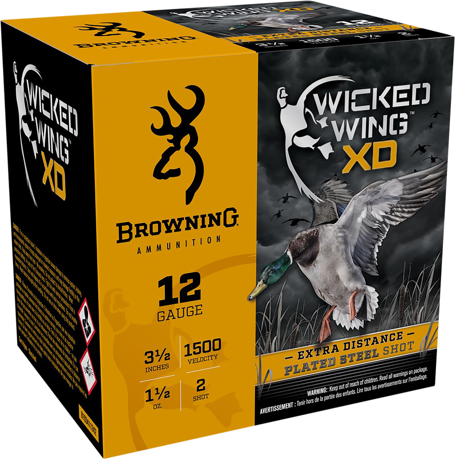 Browning Ammo Wicked Wing Xd, Brna B193411242 Wkd Wngxd 12 3.5   2    11/2 25/10