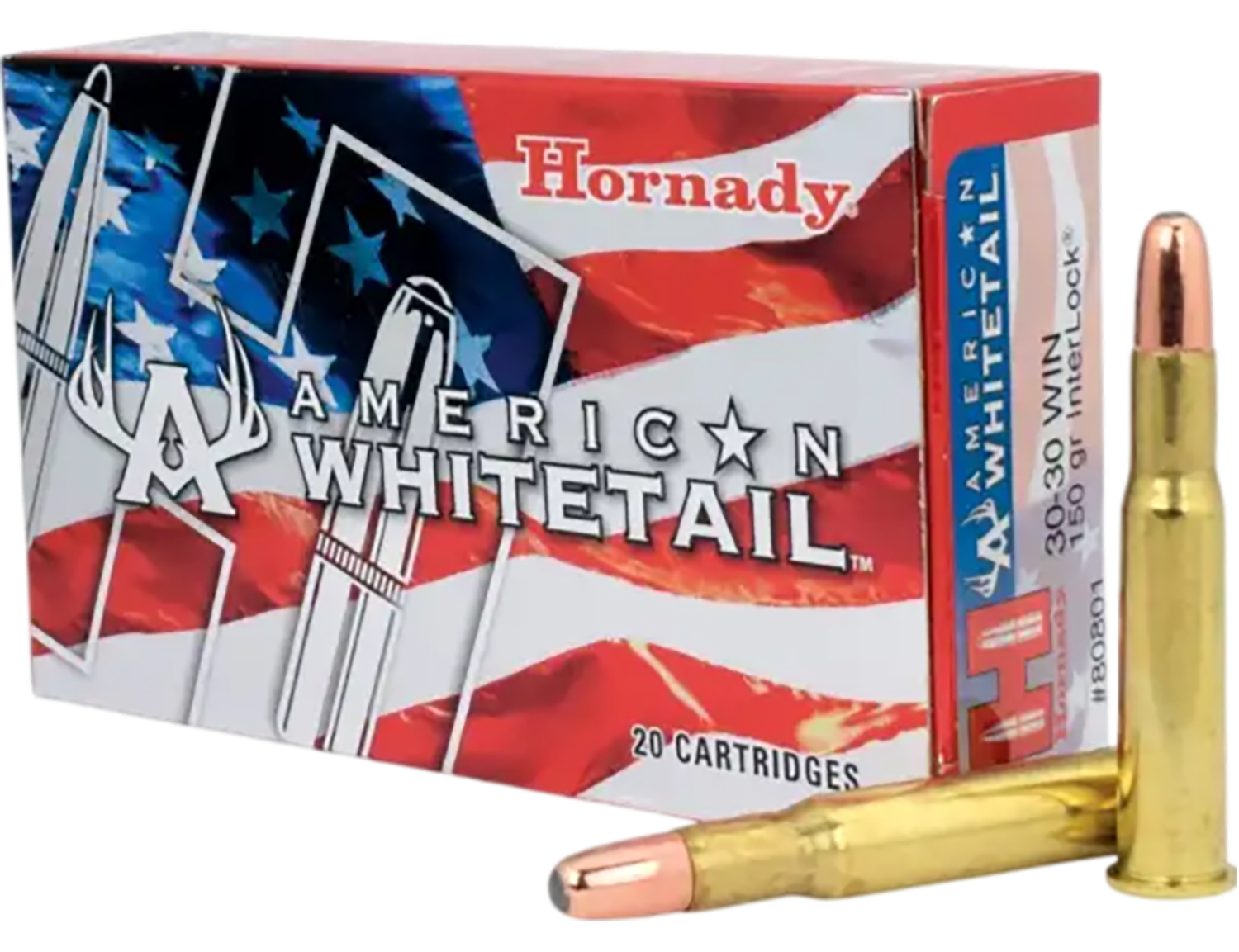 Hornady American Whitetail, Horn 80801  Am Whtl 3030      150 Sp         20/10