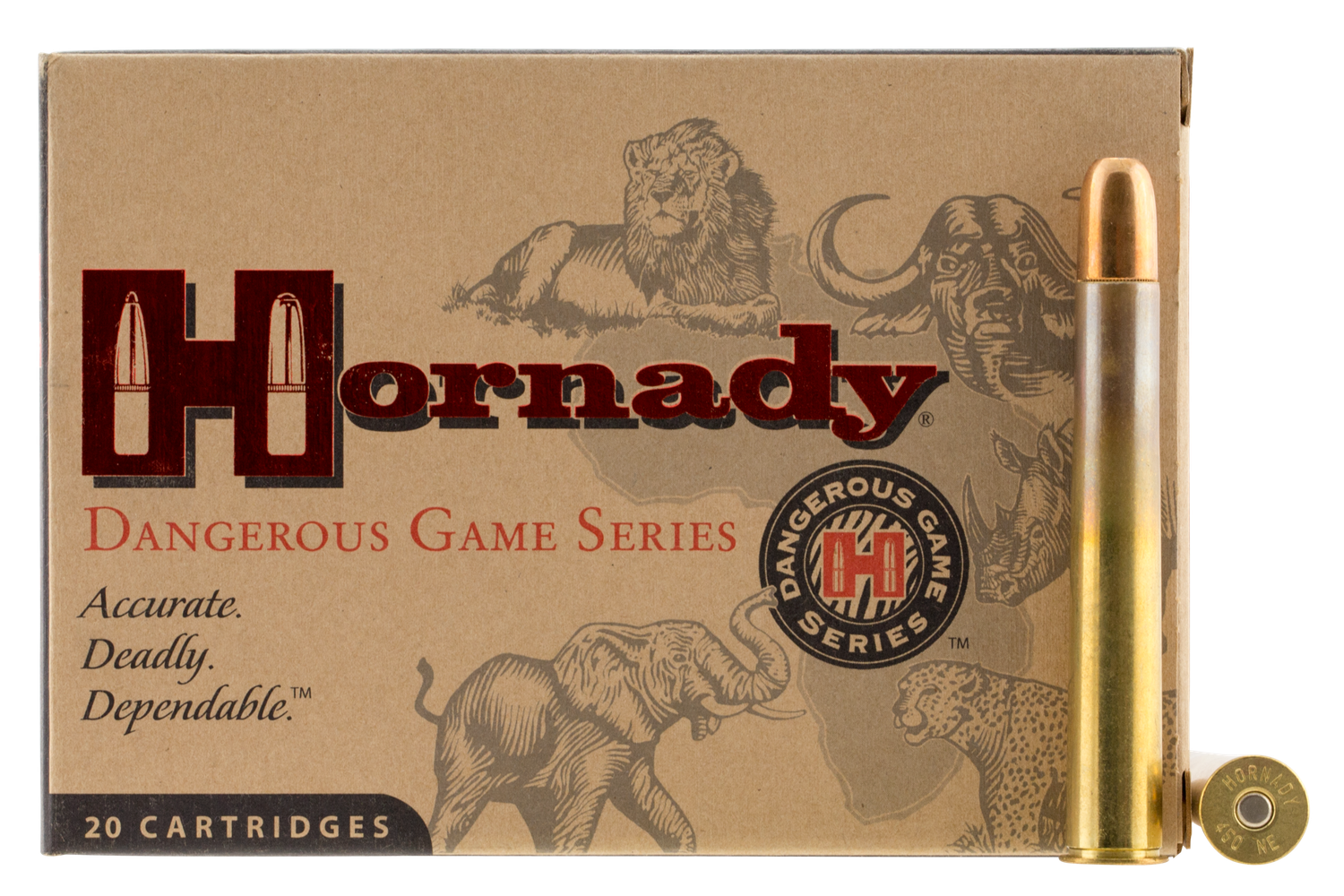 Hornady Dangerous Game, Horn 8256  Dngrs Game  450ntro 480 Dgs      20/06