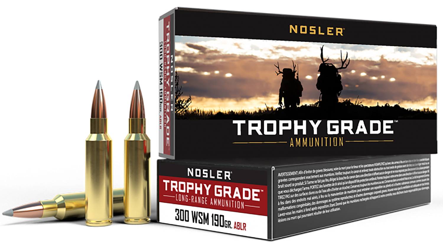 Nosler Trophy Grade, Nos 60106    300 Wsm      190 Ablr           20/10
