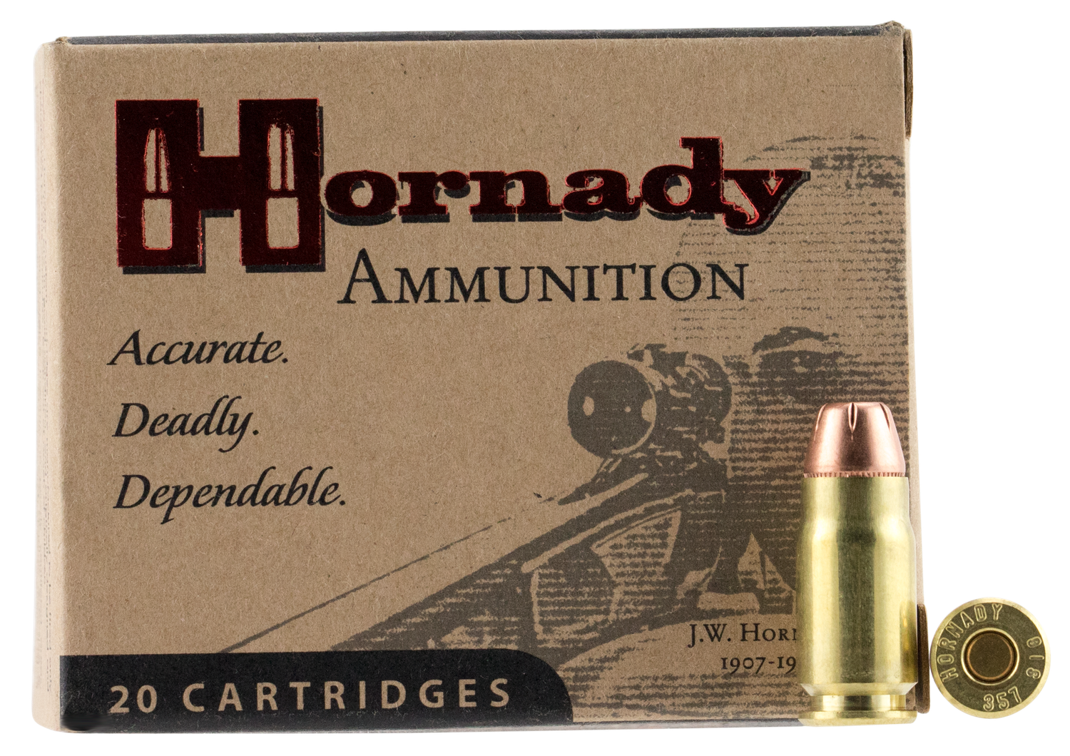 Hornady Custom, Horn 9131   Custom Hg  357 Sig 147 Jhp Xtp   20/10