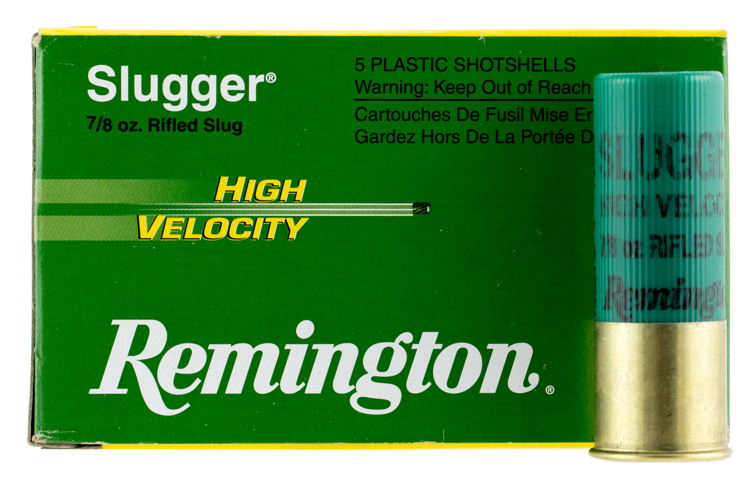 Remington Ammunition Slugger, Rem 28604 Sphv12mrs Sluggr 12 3in Slug Hv 7/8 5/50