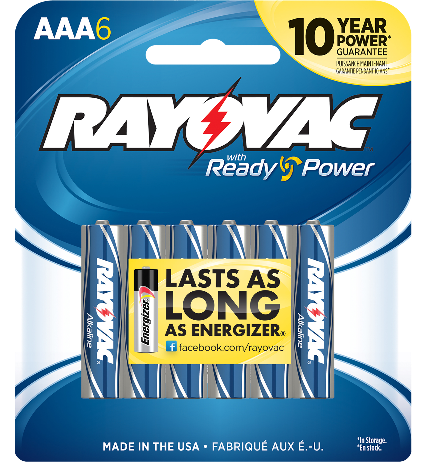 Rayovac Aaa, Ray 824-6f    Alk Aaa Card Battery 6pk