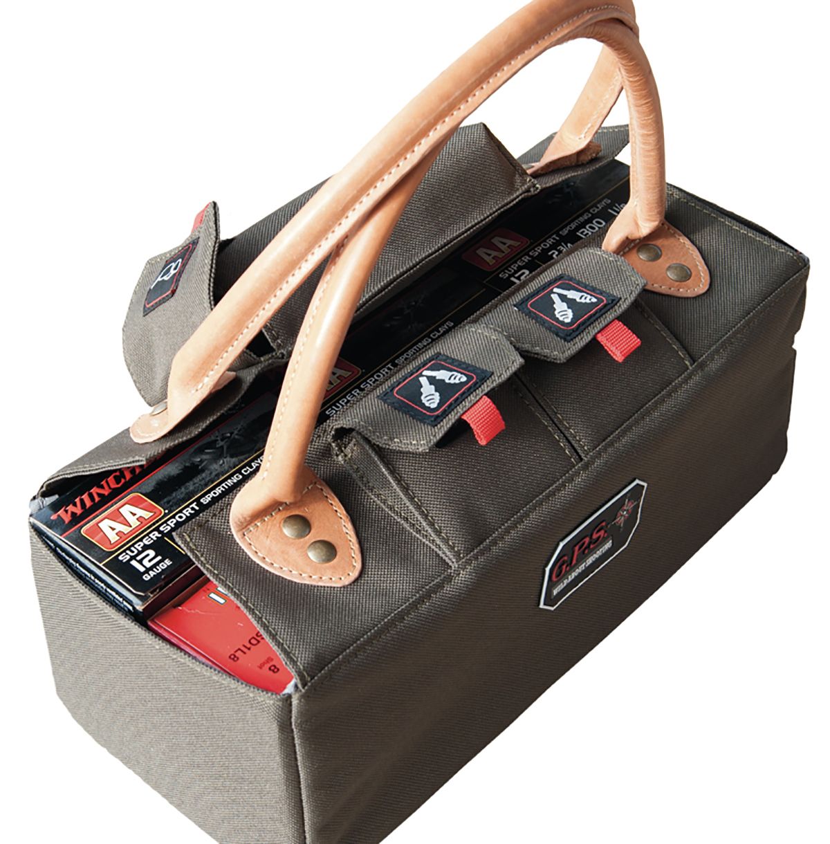 G*outdoors Shotgun Shell Tote, Gps 1255tot     Shotgun Shell Tote 6 Box     Olive
