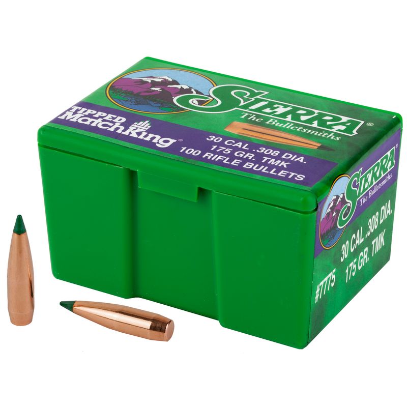 Sierra Tipped Mk .308 175gr 100ct Sierra Tipped Mk .308 175gr 100ct
