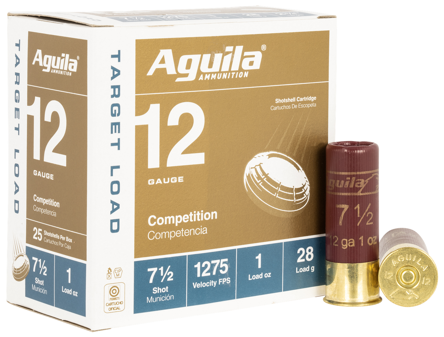 Aguila Target Load, Aguila 1chb1337      12ga Trgt 2  7sht   1oz 25/10