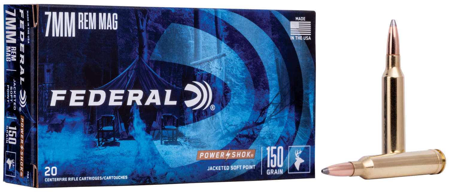 Federal Power-shok, Fed 7ra            7mmmg   150 Sp            20/10