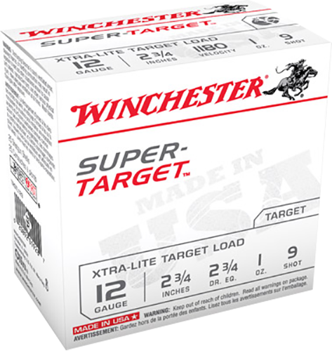 Winchester Ammo Super-target, Win Trgtl129   Sup Tgt     12 2.75 9sh  1oz  25/10