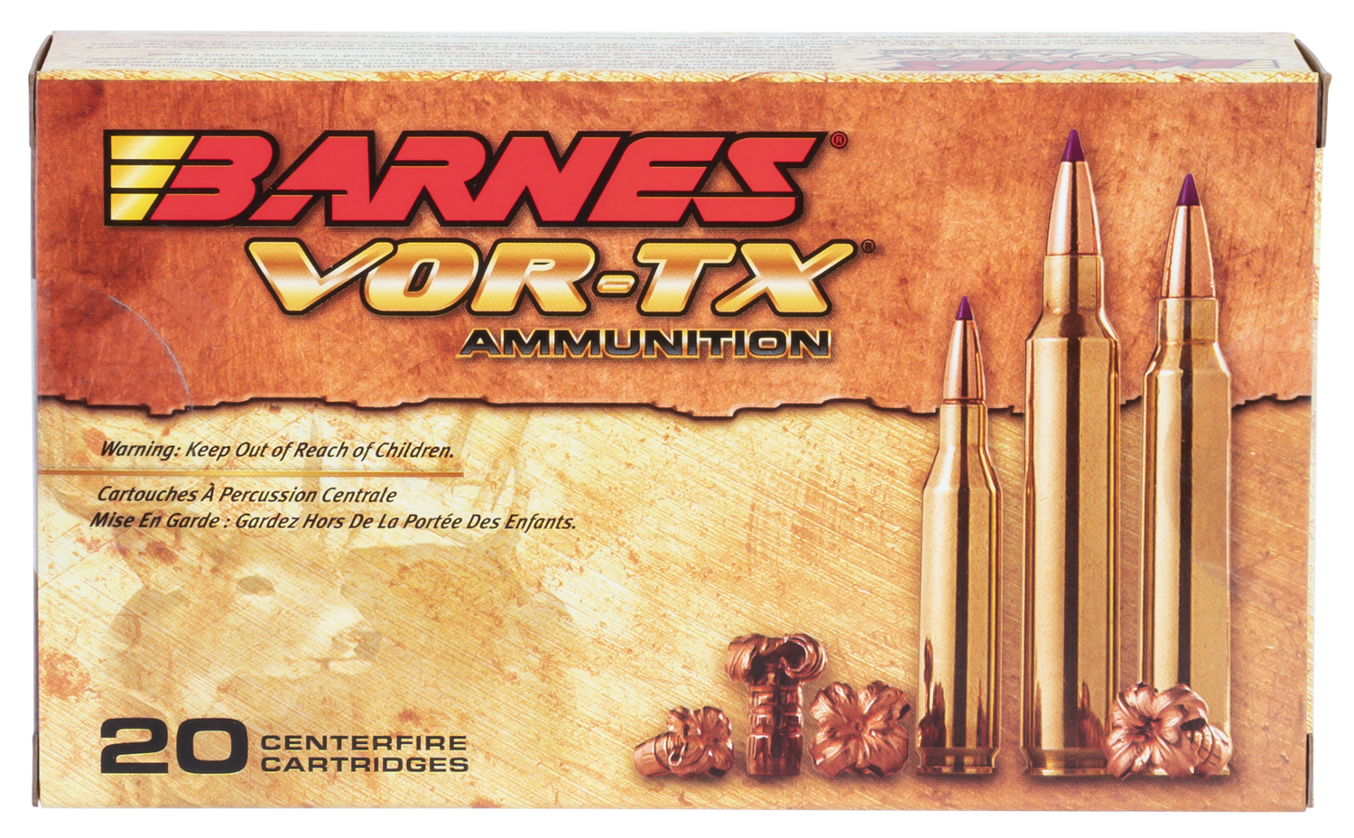 Barnes Bullets Vor-tx, Brns 21542 Bb338wm2    338win    225 Ttsx Bt 20/10
