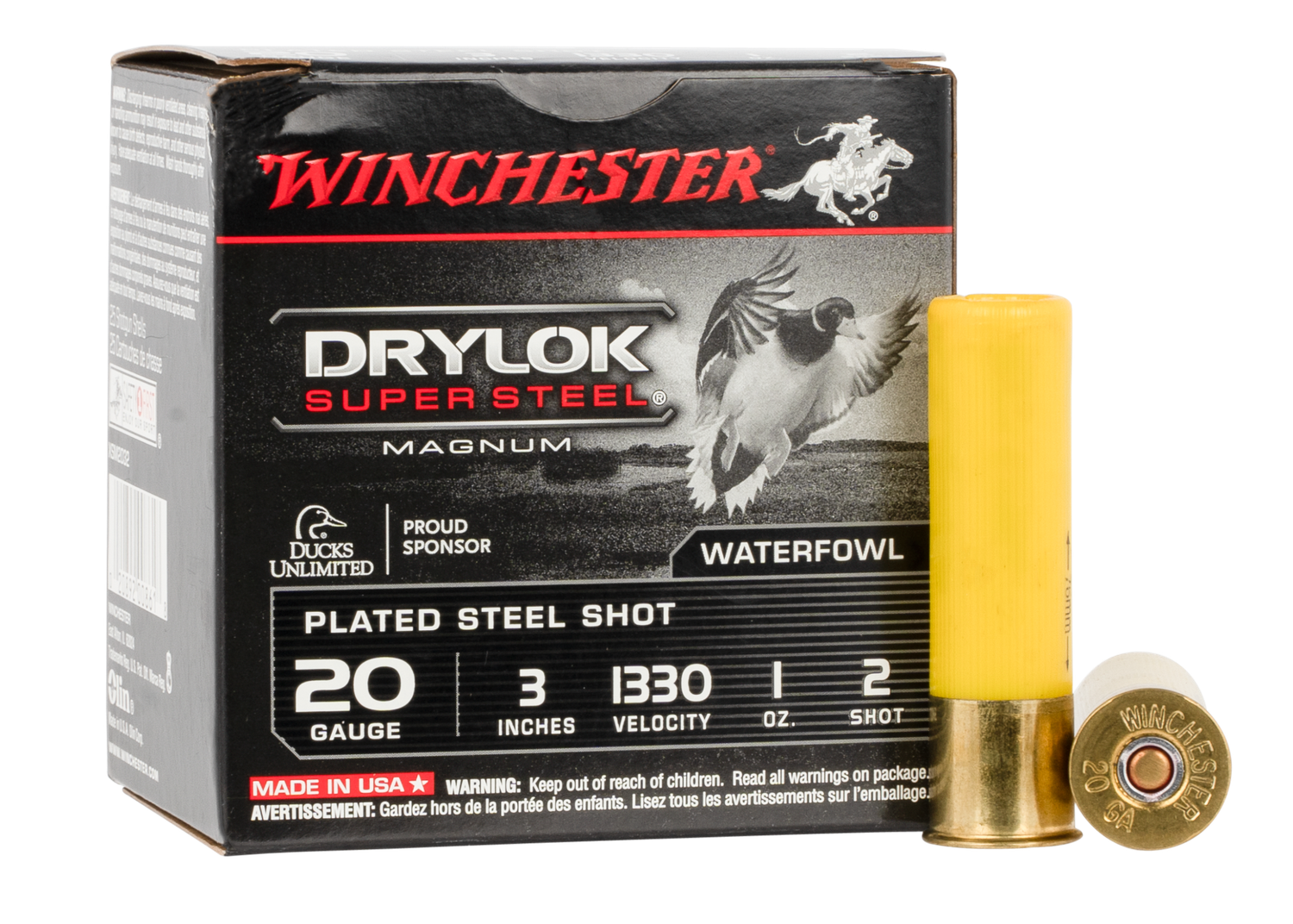 Winchester Ammo Drylok Super Steel, Win Xsm2032  Blindsde Stl 20 3in  2     1oz  25/10