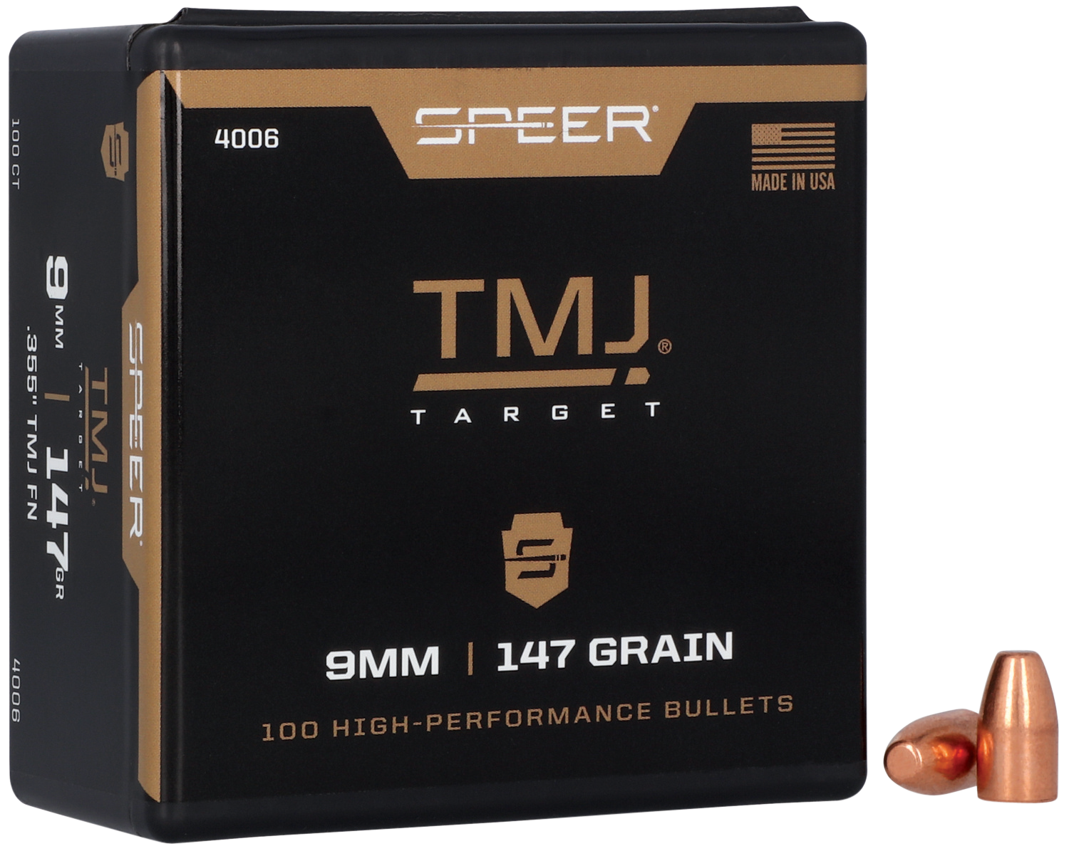 Speer Ammo Tmj, Speer 4006      Bull .355 147 Tmj            100/5