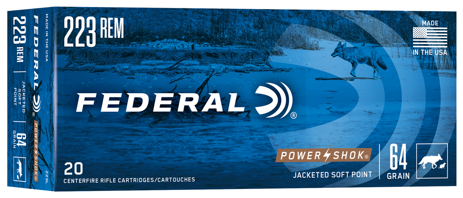 Federal Power-shok, Fed 223l           223      64 Jsp           20/10
