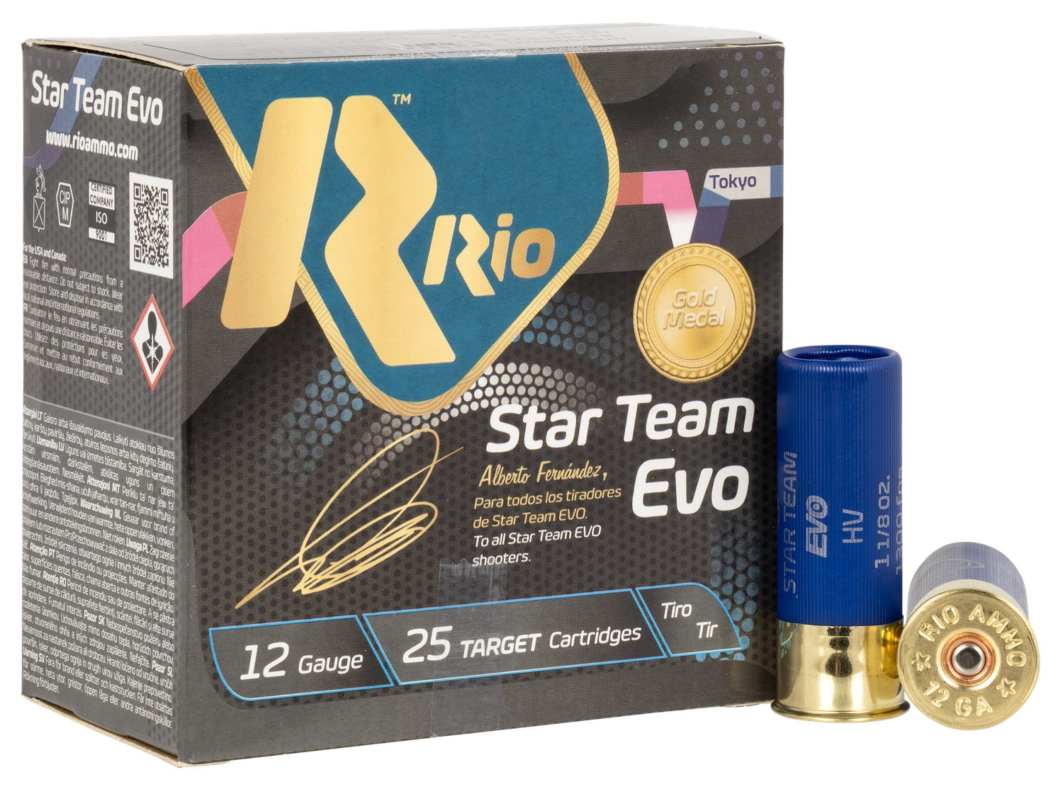 Rio Ammunition Star Team Evo, Rio St32hv75   Team Evo    12 2.75 7sht 11/8 25/10