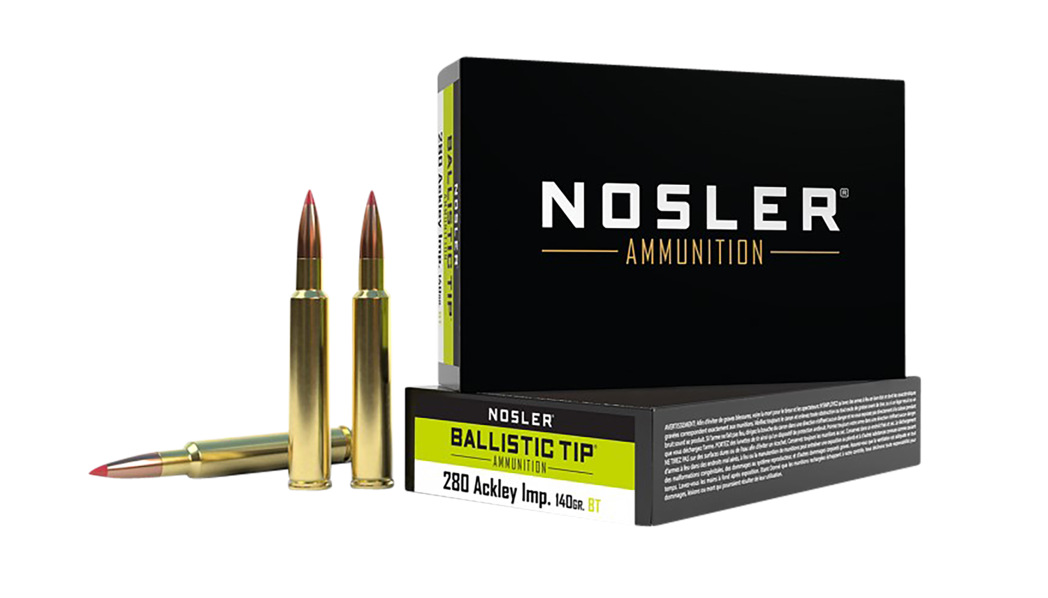 Nosler Ballistic Tip, Nos 43504 Bthunt 280ak    140 Bt             20/10