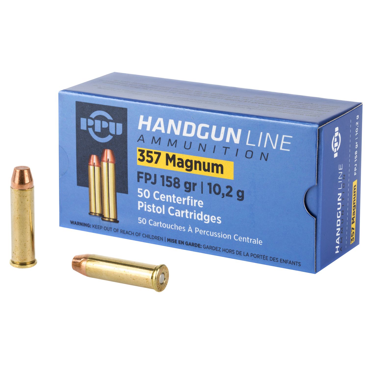 Ppu 357mag Fpj 158gr 50/500