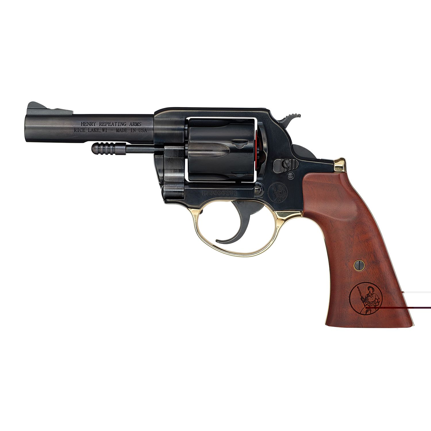 Henry Revlr 357mag 4" 6rd Gunfighter