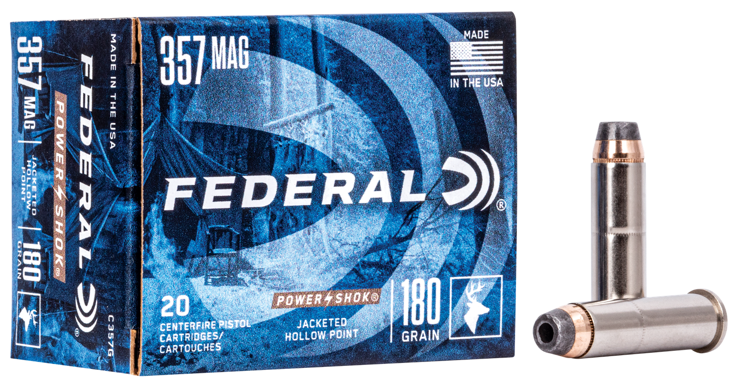 Federal Power-shok, Fed C357g          357     180 Jhp           20/25