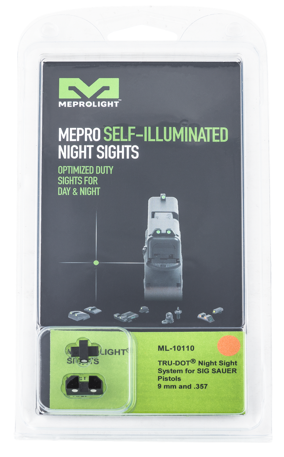 Mepro Usa Llc Tru-dot, Mepro 101103301  Trudot Sig P226/320/365   Grn/org