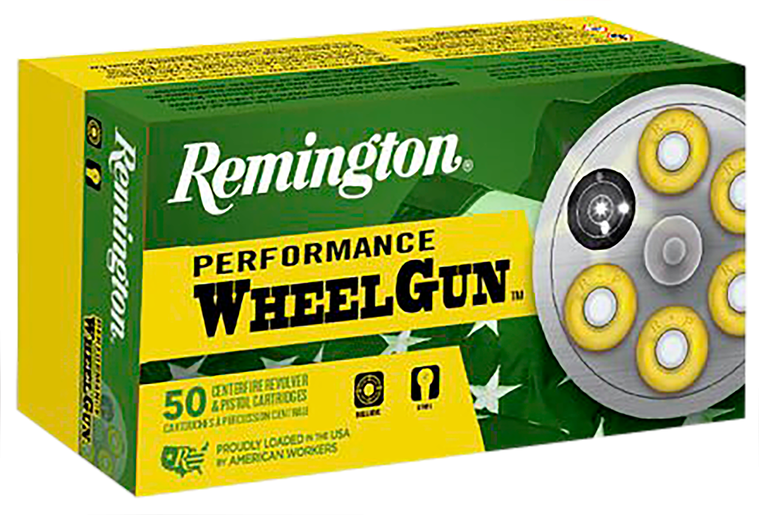 Remington Ammunition Performance Wheelgun, Rem 22273 Rpw38sc  Wheelgun 38sc   125lrn    50/10