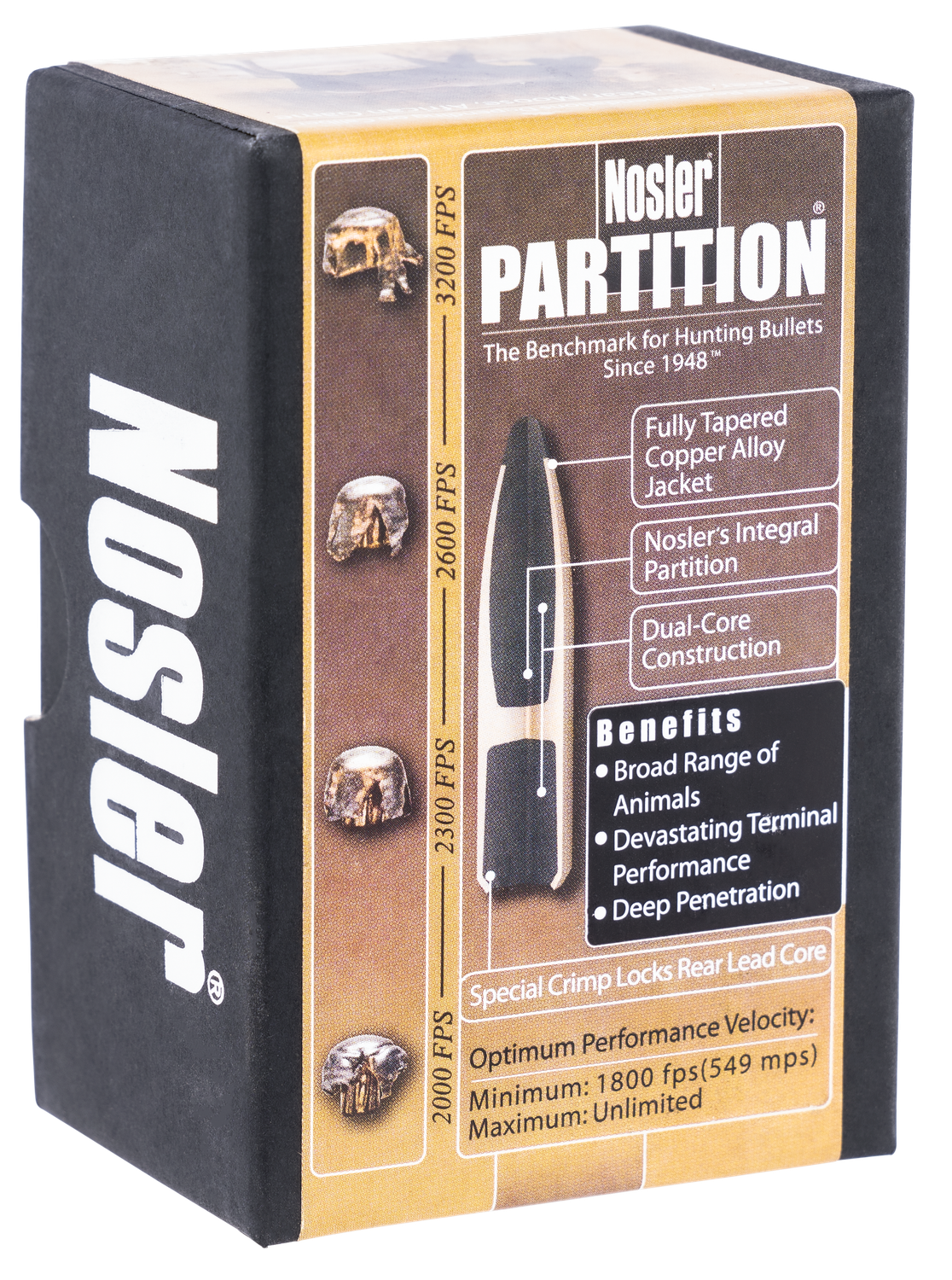 Nosler Partition, Nos 16330 Partition   30 165 Sptzr  50