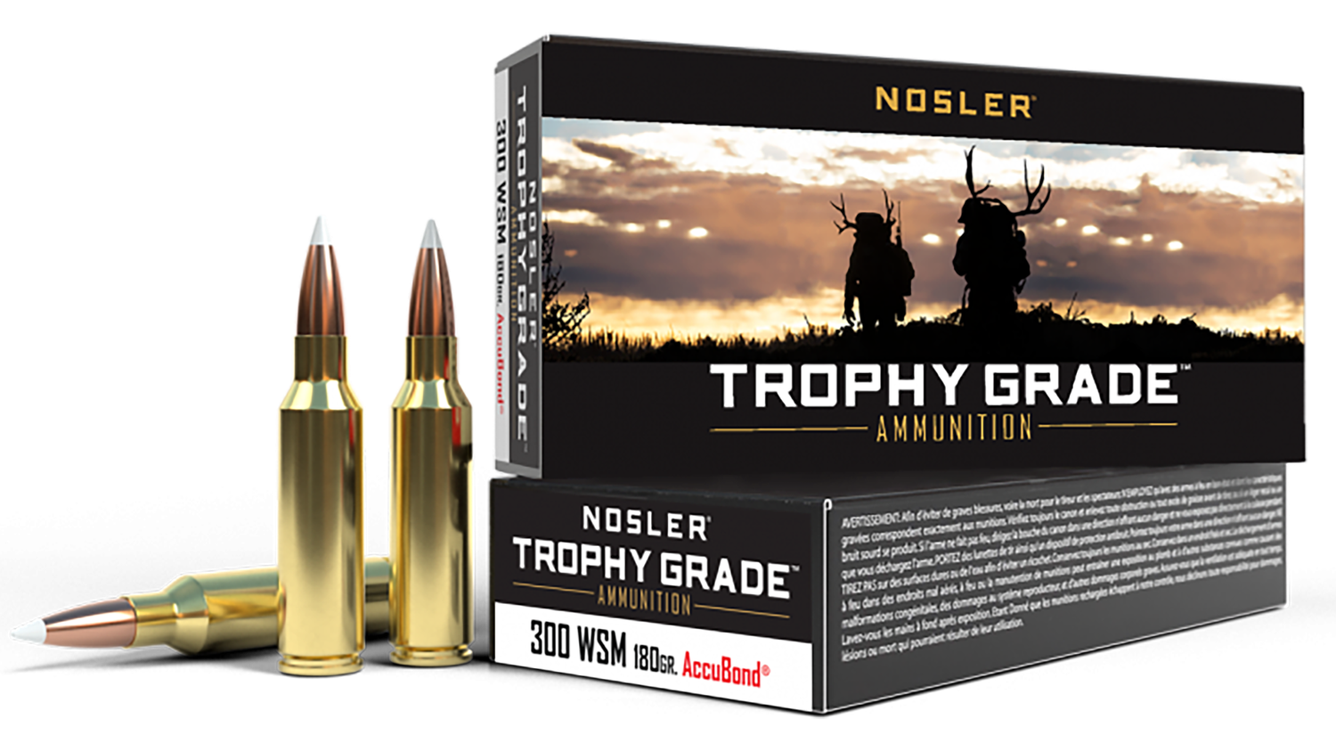 Nosler Trophy Grade, Nos 60063 Trophy 300wsm   180 Ab             20/10