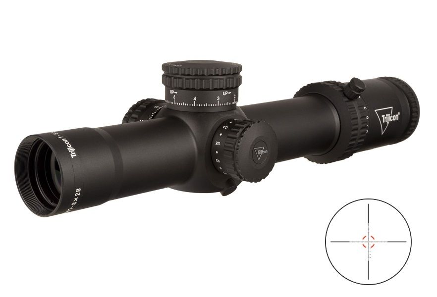 Trijicon Credo 1-8x28 Blk 34mm Mrad Ffp