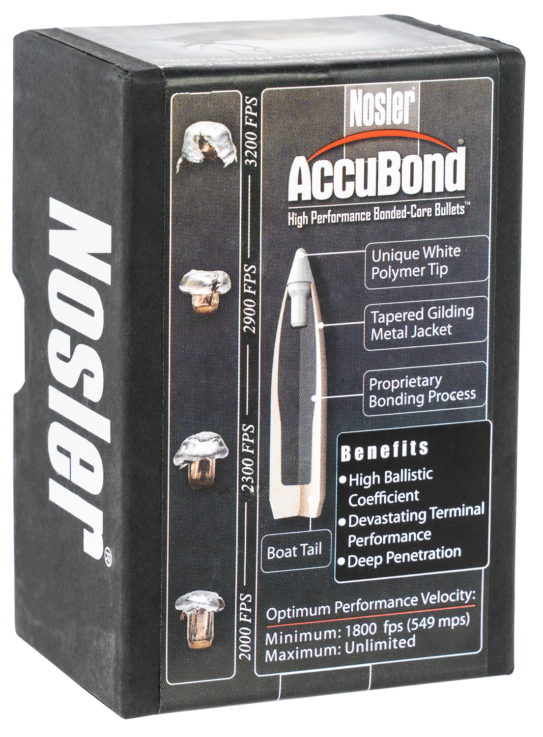 Nosler Accubond, Nos 54618 Accubond   308 200 Sptzr  50