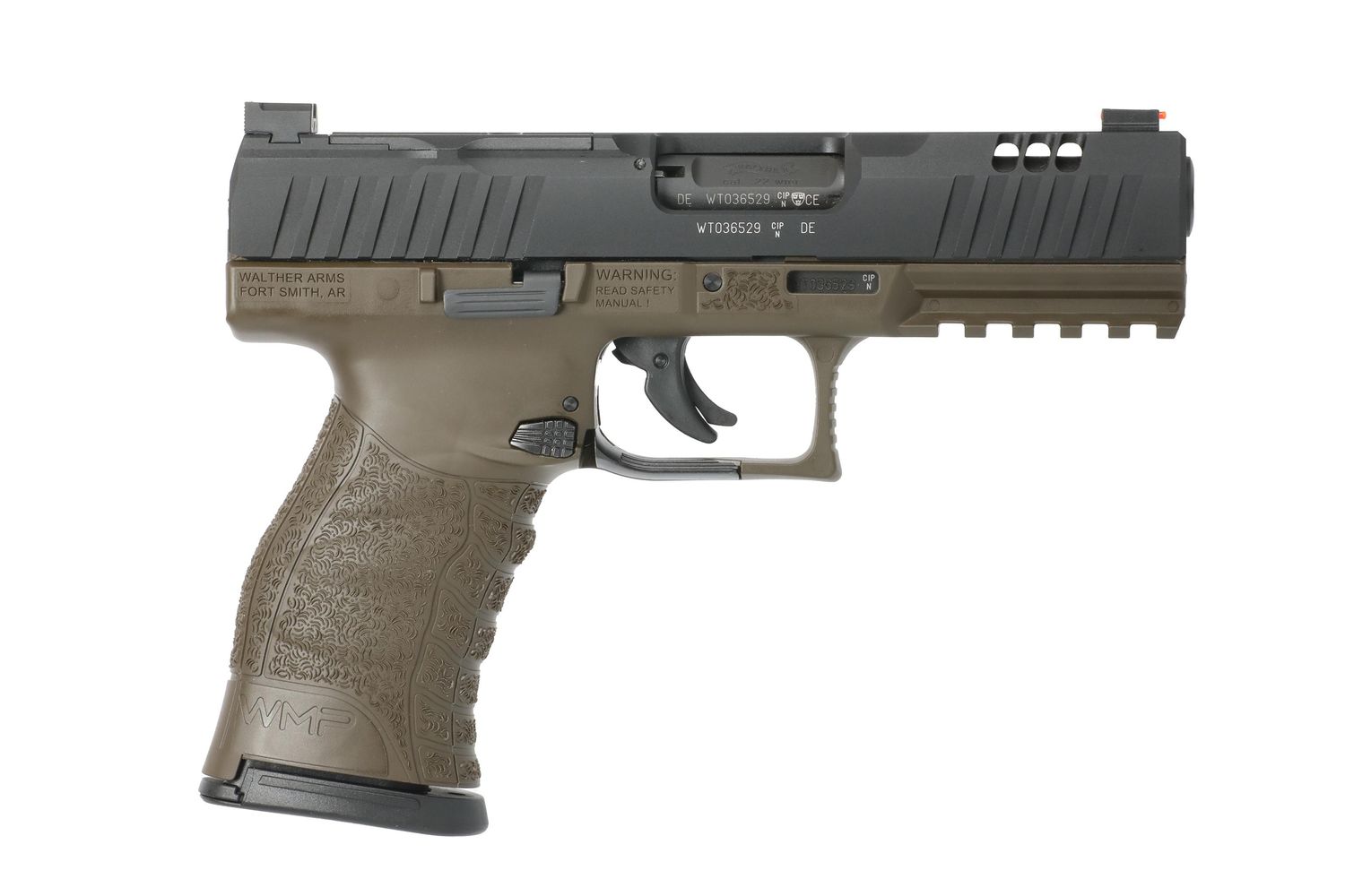 Walther Arms Wmp 22wmr 4.3" Odg 15+1 Or