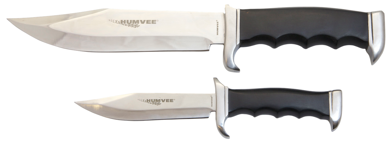 Humvee Accessories Bowie Knife Set, Camp Hmvbc02bk    Humvee Knife Set 2