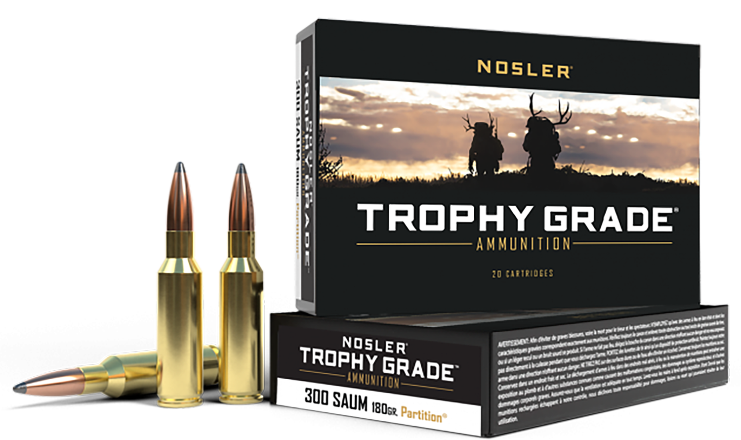 Nosler Trophy Grade, Nos 60062 Trophy 300sau   180 Pt             20/10