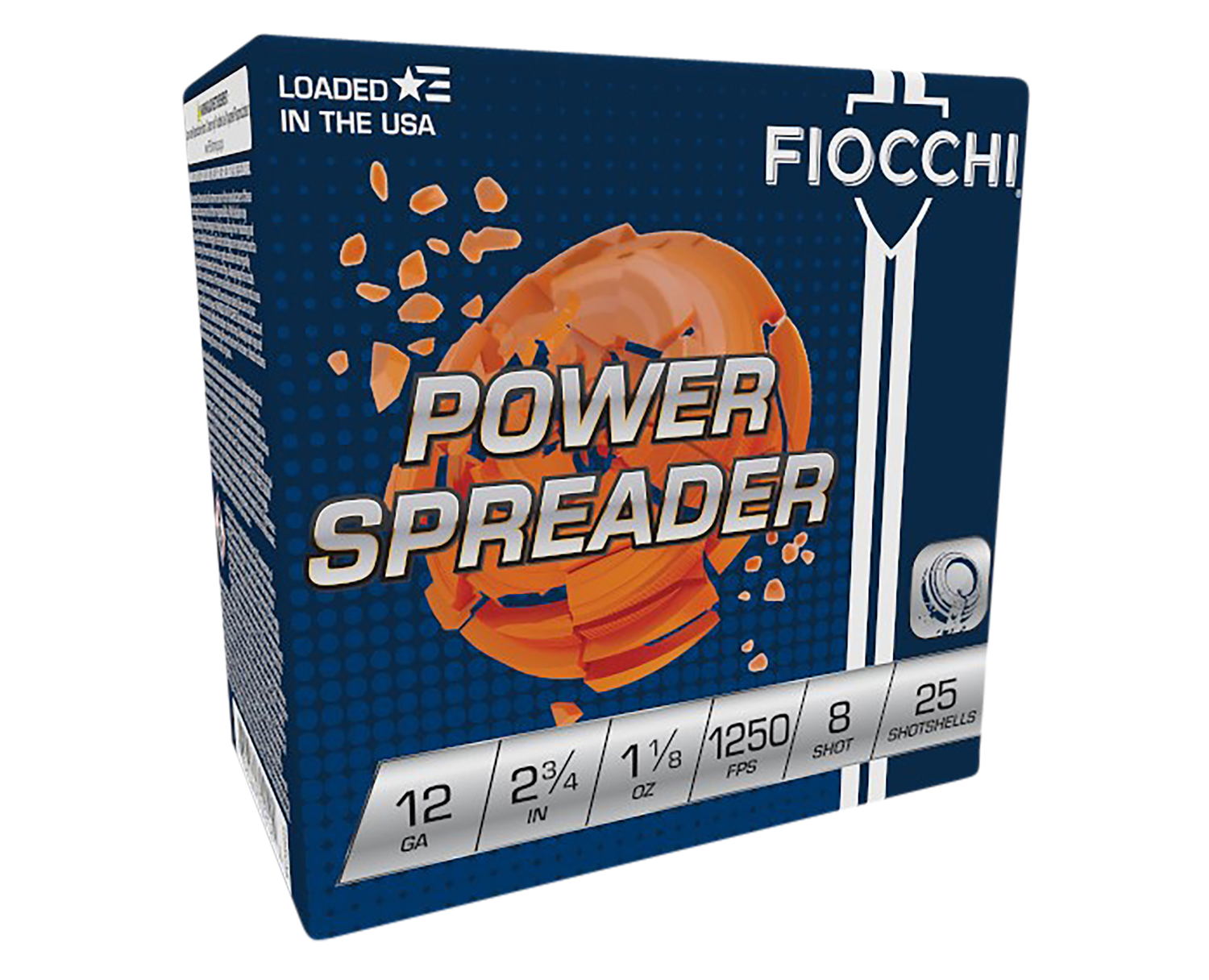 Fiocchi Exacta Target, Fio 12sscx8   Spreader      12 2.75 8sht11/8 25/10
